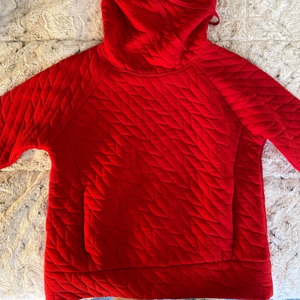 GapFit Quilted High Neck Hoodie